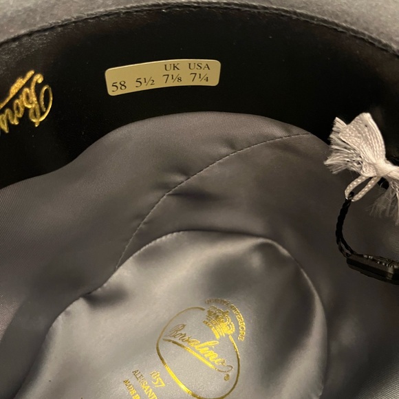 The Borsalino Classico Unisex Iconic Hat Made in Italy Size 7 1/4 - Picture 3 of 4